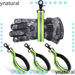 Ynatural สายคล้องถุงมือ สะท้อนแสง ปรับได้ อุปกรณ์เสริม สําหรับงานหนัก