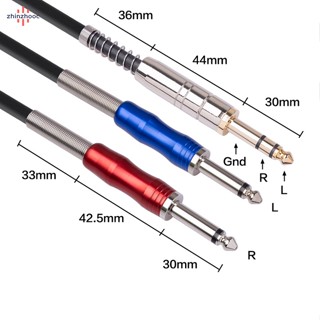 Vip สายเคเบิ้ลเสียงสเตอริโอ Abs 6.35 Male To Double 6.35 Mono Audio Cable BLS0201