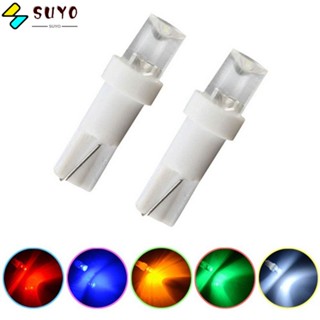 Suyo หลอดไฟแดชบอร์ด LED T5 12V ทนทาน อุปกรณ์เสริม สําหรับรถยนต์