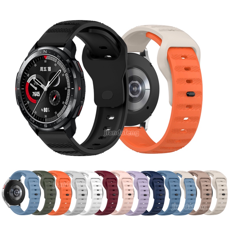 สายนาฬิกาข้อมือซิลิโคน แนวสปอร์ต แบบเปลี่ยน สําหรับ HONOR Watch GS Pro GS 3 Magic Watch 2