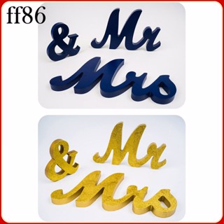 ป้ายธีม Mrs Plaque สีพื้น สําหรับตกแต่งโต๊ะ ชั้นวางหนังสือ งานฝีมือ ถ่ายภาพ งานแต่งงาน