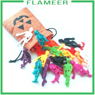 [Flameer] โครงกระดูก เหมือนจริง เต็มตัว สําหรับตกแต่งบ้าน สวน ปาร์ตี้ฮาโลวีน ในร่ม กลางแจ้ง 20 ชิ้น