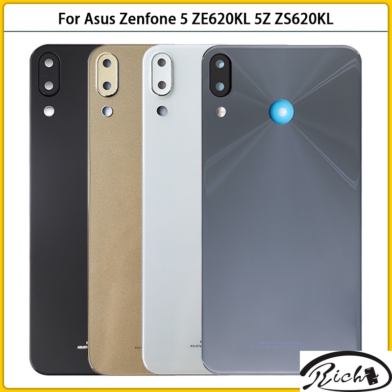 6.2" เคสแบตเตอรี่ด้านหลัง พร้อมเลนส์กล้อง สําหรับ Asus Zenfone 5 2018 ZE620KL 5Z ZS620KL ZE620KL