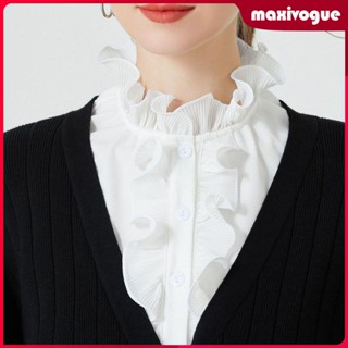 [Maxivogue] ปลอกคอแฟชั่น แบบครึ่งตัว ถอดออกได้ สําหรับเสื้อผ้า