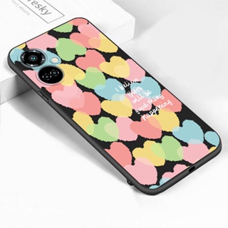 เคสโทรศัพท์ซิลิโคน TPU แบบนิ่ม กันกระแทก ลายหัวใจ สําหรับ Infinix Tecno Camon 20 19 Pro 5G Camon 16 itel S23