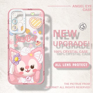 เคสโทรศัพท์มือถือแบบนิ่ม ใส กันรอยกล้อง ลาย LinaBell น่ารัก สําหรับ Samsung A02 A03 A03s A04s A10 A10s A11 A12 A13