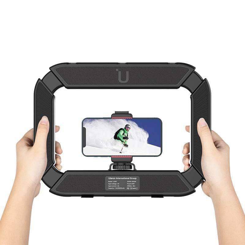 Ulanzi U200  LED 2500-8500K Camera Ring Light Video Rig ชาร์จไฟ สำหรับมือถือ/กล้อง/โกโปร