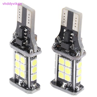 Vhdd หลอดไฟถอยหลังรถยนต์ LED T15 W16W 24 SMD 3030 921 912 สีขาว 2 ชิ้น