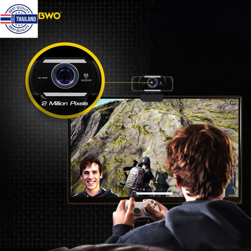 กล้อง เว็ปแคม WEB CAM NUBWO NWC-560  ความชัด HD720P genuine  webcam
