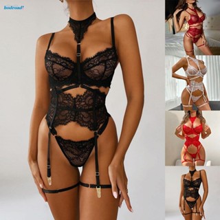 【HODRD】Women Nightwear See-through Sleepwear Solid Color Stretch Thongs Underwear【Fashion】