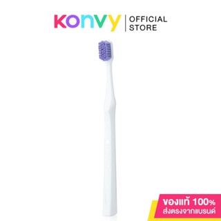 Dentiste 6580 Gum Toothbrush [White] แปรงสีฟันสีขาว ขนแปรงปลายกลมมน สำหรับผู้ใหญ่ ชนิดนุ่มพิเศษ.