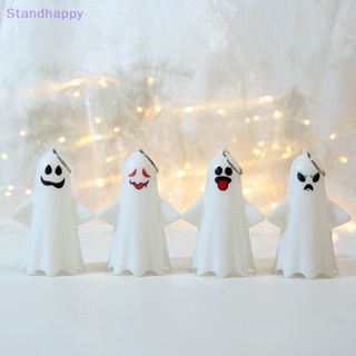 Standhappy โคมไฟ Led รูปฟักทองผีน่ารัก สําหรับแขวนตกแต่งบ้านผีสิง