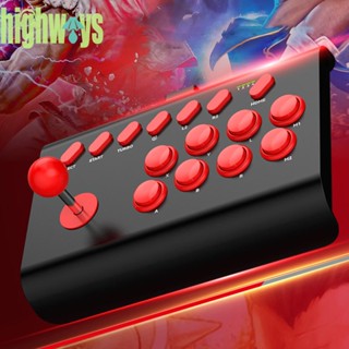 [highways.th] ตัวควบคุมเกมคอนโซล USB พร้อมตัวยึดจอยสติ๊ก 3 โหมด สําหรับ PS4 PS3 Xbox One Switch