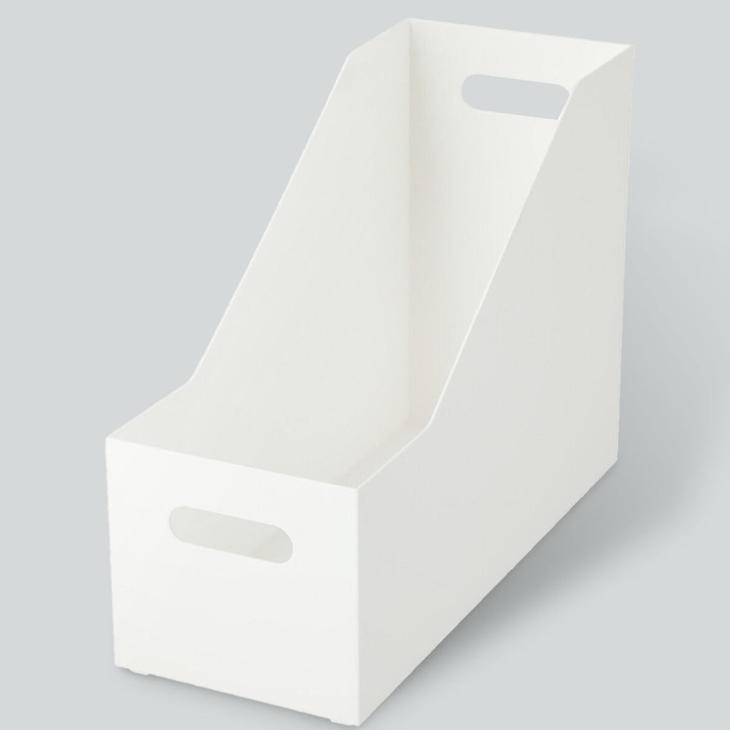 NITORI กล่องเก็บของอเนกประสงค์ ทรงสูง สีขาว