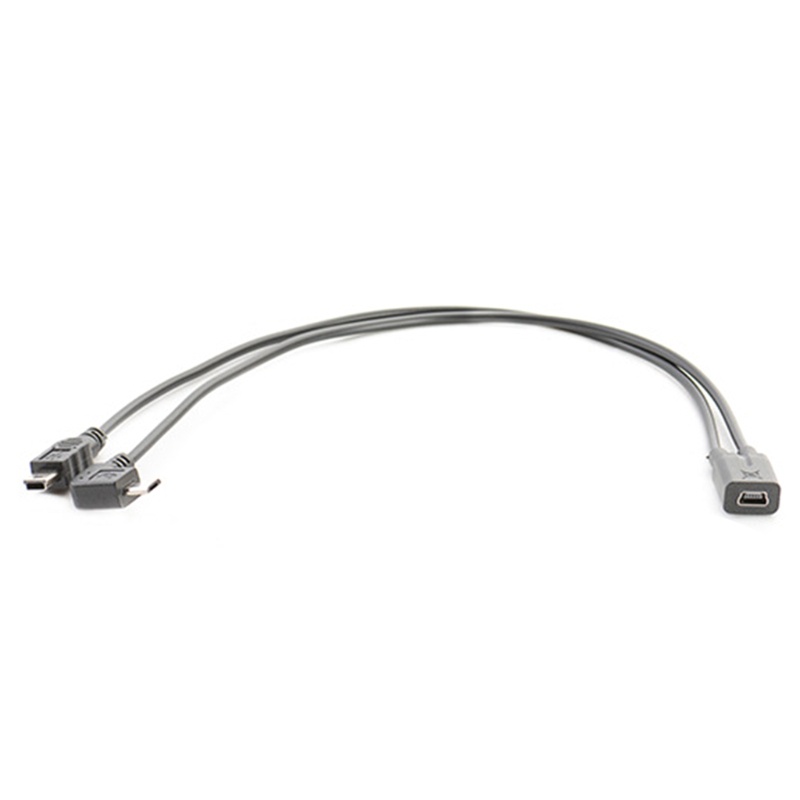 Niki Mini USB Splitter Extender Cable Y Splitter Extension สายชาร์จสองอุปกรณ์ชาร์จพร้อมกัน Y Splitte