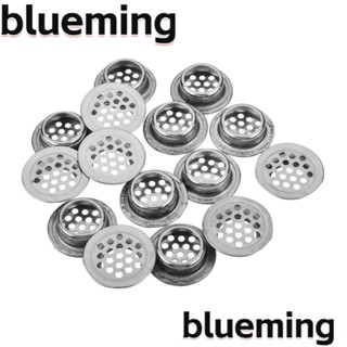 Blueming2 ช่องระบายอากาศ สเตนเลส ทรงกลม 19 มม. ทนทาน สีเงิน สําหรับห้องครัว ห้องน้ํา ตู้เสื้อผ้า 15 ชิ้น