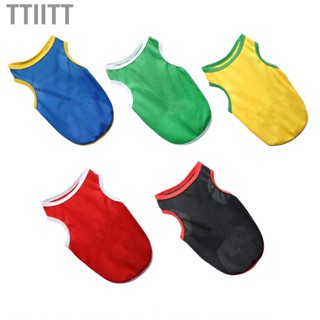 Ttiitt Pet Shirt Soft Breathable Fast Drying Cute Dog Sports Vest Apparel for Puppy Daily Party