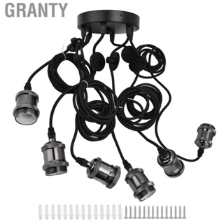 Granty Classic Spider Pendent Lamp Holder Ajustable DIY Ceiling for Bars Hotels Home Decoration