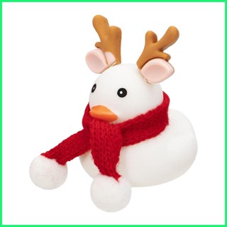 เป็ดยางบีบ แดชบอร์ดรถยนต์ ตกแต่งคริสต์มาส เป็ดยาง ของเล่นแปลกใหม่ บีบ Ducky Room maerth