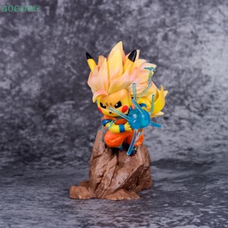 [GOGJIG5] ตุ๊กตาฟิกเกอร์ อนิเมะดราก้อนบอล Super Saiyan Pokemon Pikachu Goku UOO