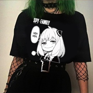 เสื้อยืด พิมพ์ลาย Spy X Family Anya สไตล์ฮาราจูกุ สําหรับครอบครัว