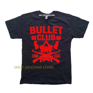 เสื้อยืด พิมพ์ลายกราฟฟิค Bullet Club สไตล์สตรีท สําหรับผู้ชาย