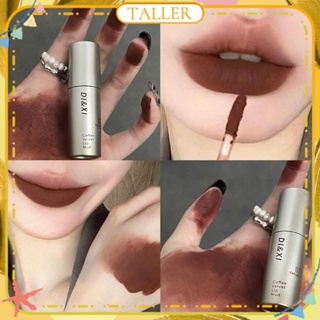 ✧Ready Stcok Dixi Silver Tube Lip Glaze Velvet Matte Soft Fog Smooth Moisturizing Lipstick Non Stick Cup Easy To Colour Long Lasting Lip Makeup TALLER