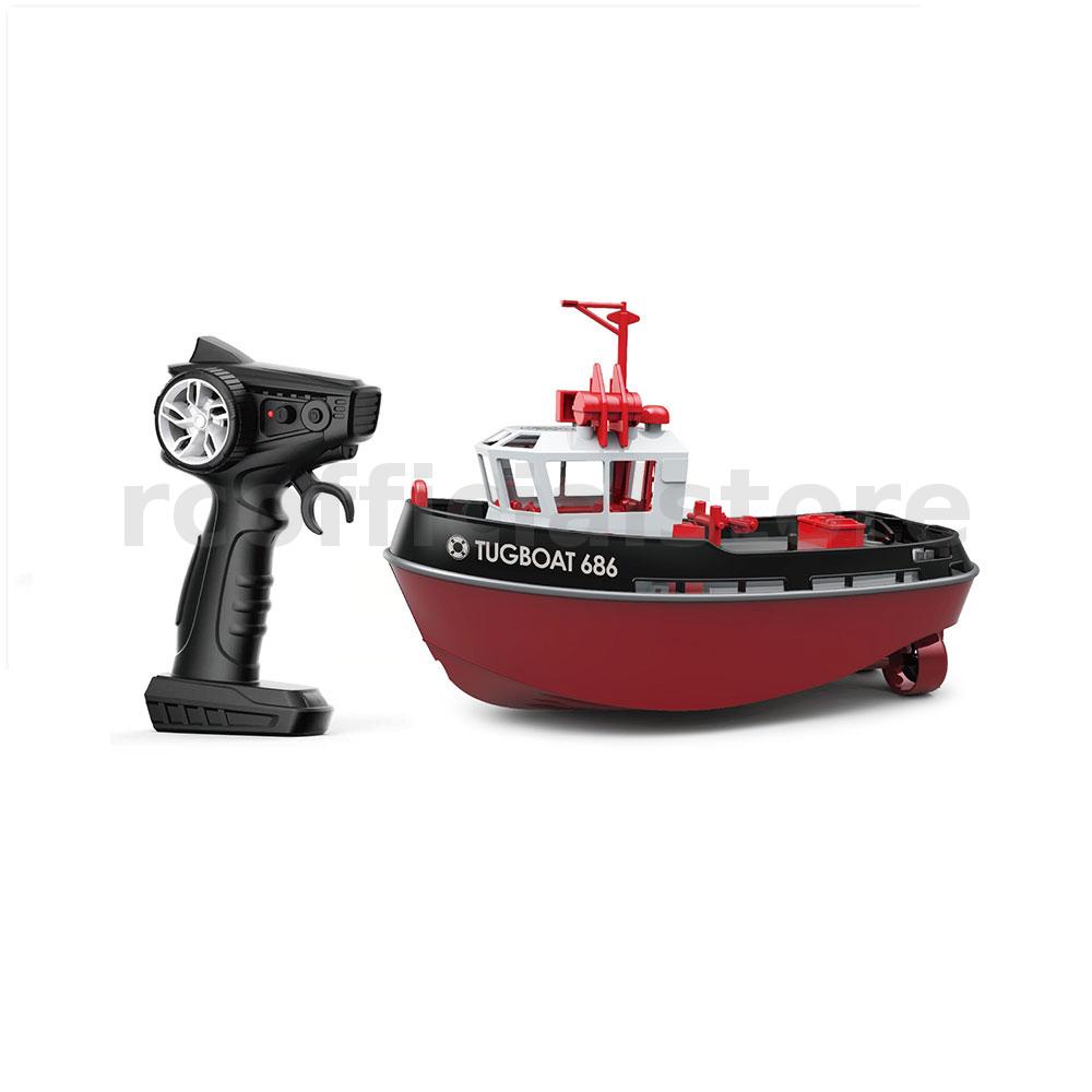 โมเดลเรือลากไฟฟ้าจําลอง 2.4G 1:72 พร้อมรีโมตคอนโทรล ของเล่นสําหรับเด็กผู้ชาย และผู้หญิง