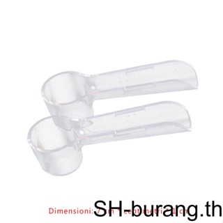 【Buran】ฝาครอบหัวแปรงสีฟันไฟฟ้า หัวกลม ป้องกันฝุ่น 4 ชิ้น