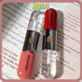 Bja ลิปสติก ลิปกลอส แบบใส ให้ความชุ่มชื้น ติดทนนาน 6 สี กันน้ํา สําหรับผู้หญิง