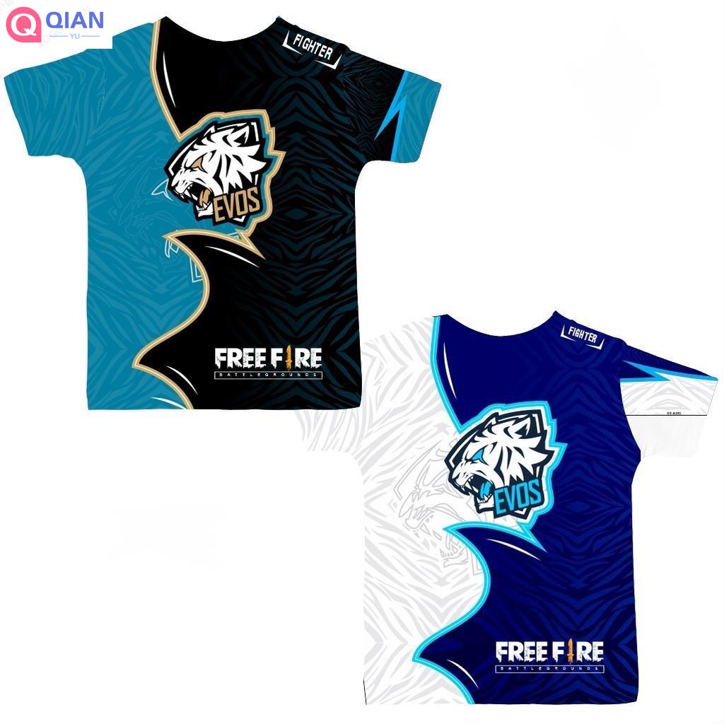 ฟรี FIRE Evos Esport Kids Jersey Gaming Jersey Karimake
