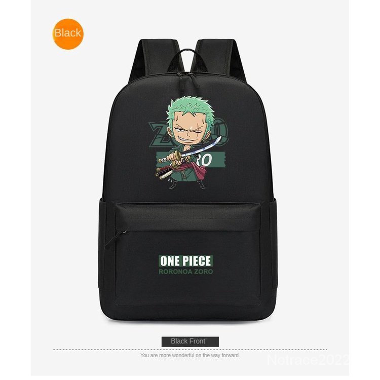 ★One Piece★กระเป๋านักเรียน ขนาดใหญ่ จุของได้เยอะ ลายการ์ตูนลูฟี่ และโซโร อินเทรนด์สําหรับนักเรียน