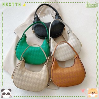 Nextth กระเป๋าถือแฟชั่น หนัง PU สีพื้น