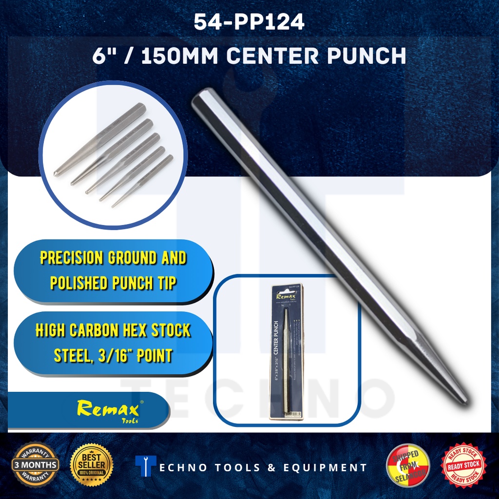 REMAX 6 CCentre Punch 54-PP124 / 4 Centre Punch 54-PP123
