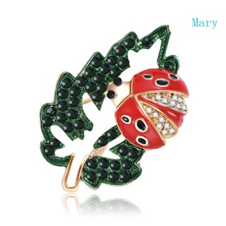 Mary Leaf เคลือบ Pins เข็มกลัดแมลงเสื้อคลุมเข็มกลัดคอสเพลย์เครื่องประดับสําหรับผู้หญิง