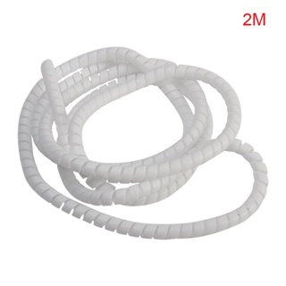 8mm Tube Home Organizer Long Accessories PP Durable Spiral Winding Cover