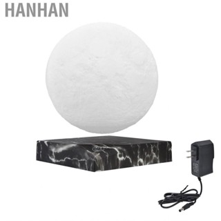 Hanhan Magnetic Floating Moon Lamp  3D Printing 3 Color Modes  Power Transmission for Home