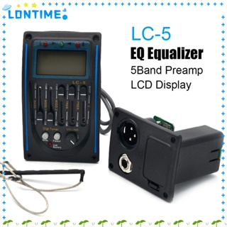 Lontime LC-5 อีควอไลเซอร์ หน้าจอ LCD สําหรับกีตาร์อะคูสติก