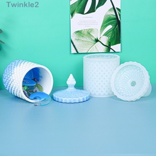 Twinkle แม่พิมพ์ซิลิโคนเรซิ่น อีพ็อกซี่ พร้อมฝาปิด DIY สําหรับทําขนม ปากกา ขวดโหล