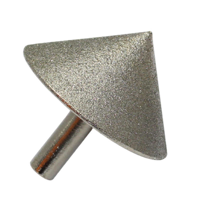 1Pcs 20-70mm Diamond Chamfer Grinding Head 90 Dregree Drill Bit Wheel For Stone Glass Ceramics Polishing Carving Tools
