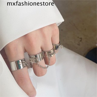 Mxfashione แหวนนิ้วหัวแม่มือ หลายชั้น ปรับได้ เครื่องประดับ ปาร์ตี้ สําหรับผู้หญิง ผู้ชาย