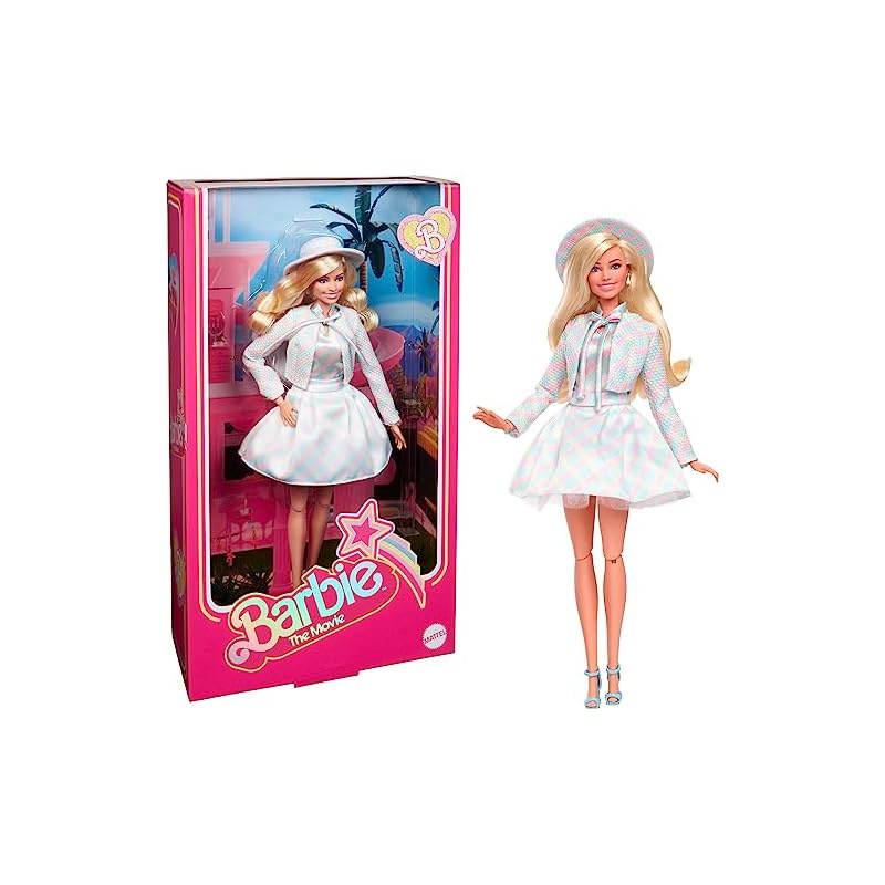 Barbie Blue Check Dress [dress-up doll] [6 years old and up] HRF26