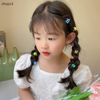 [zhuju1] ใหม่ กิ๊บติดผมพลาสติก เนื้อแมตต์ รูปปู ขนาดเล็ก เครื่องประดับแฟชั่น สําหรับเด็ก 10 ชิ้น