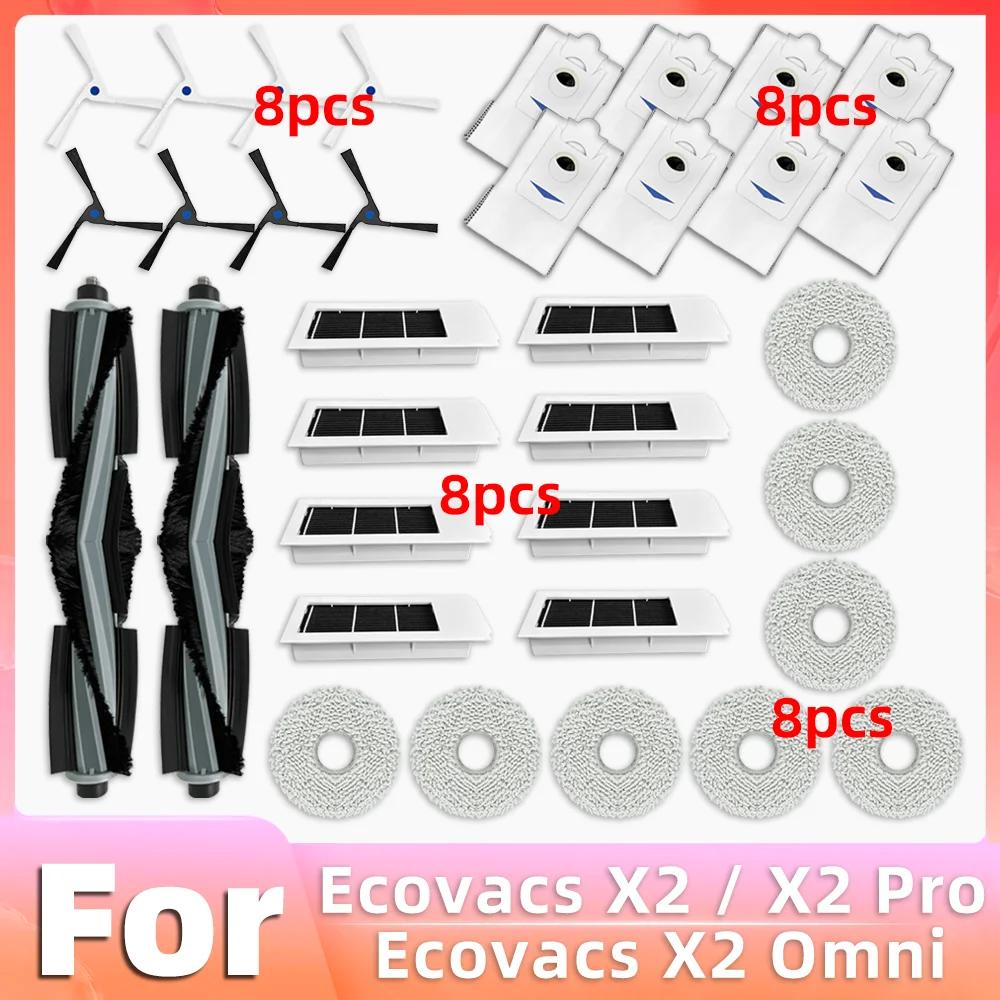 Ecovacs Deebot X2 X2 Pro DEX86 X2 Omni อะไหล่แผ่นไม้ถูพื้น แบบเปลี่ยน สําหรับหุ่นยนต์ดูดฝุ่น