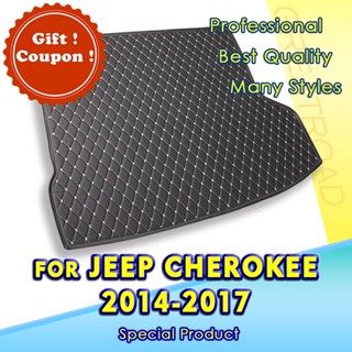 พรมปูพื้นรถยนต์ สําหรับ Jeep Cherokee SUV 2014 2015 2016 2017