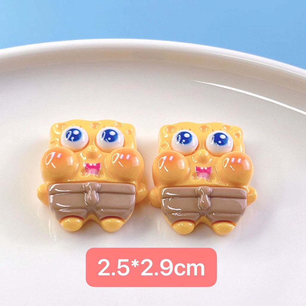 [5 #] Jibbitz Crocs กิ๊บติดผมเรซิ่น รูปการ์ตูนทะเล พาย เด็กทารก แฮนด์เมด DIY อุปกรณ์เสริม สําหรับรองเท้า เครื่องเขียน SC