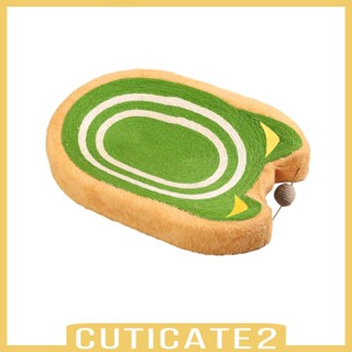 [Cuticate2] แผ่นข่วนเล็บแมว ทรงวงรี ป้องกันเฟอร์นิเจอร์ พร้อมลูกบอล สําหรับแมว