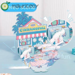 Mauriceoya สติกเกอร์กระดาษ ลายอนิเมะ Melody 3D สไตล์เกาหลี สําหรับเด็ก