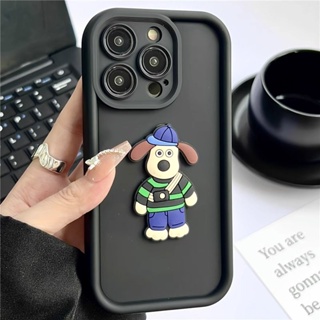 เคสโทรศัพท์มือถือ แบบนิ่ม กันกระแทก ลายวอลเปซ และ Gromit สําหรับ Apple Iphone 14promax 13 13promax 12 11 7 8Plus Xsmax 11promax