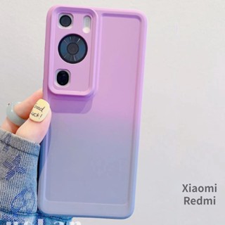 เคสซิลิโคนนิ่ม ไล่โทนสี กันกระแทก สําหรับ Xiaomi Redmi 9 9A 9C 10 10X Pro Xiaomi 12 Pro 12S Pro 12Lite 13 Pro